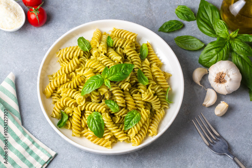 Italian Fusilli Pasta with ...