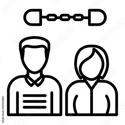 Codependency Vector Icon Style