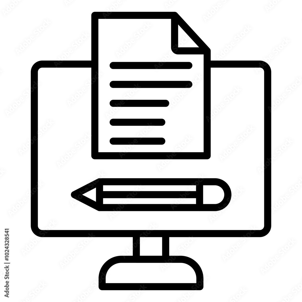 Form AutoFill Vector Icon Style