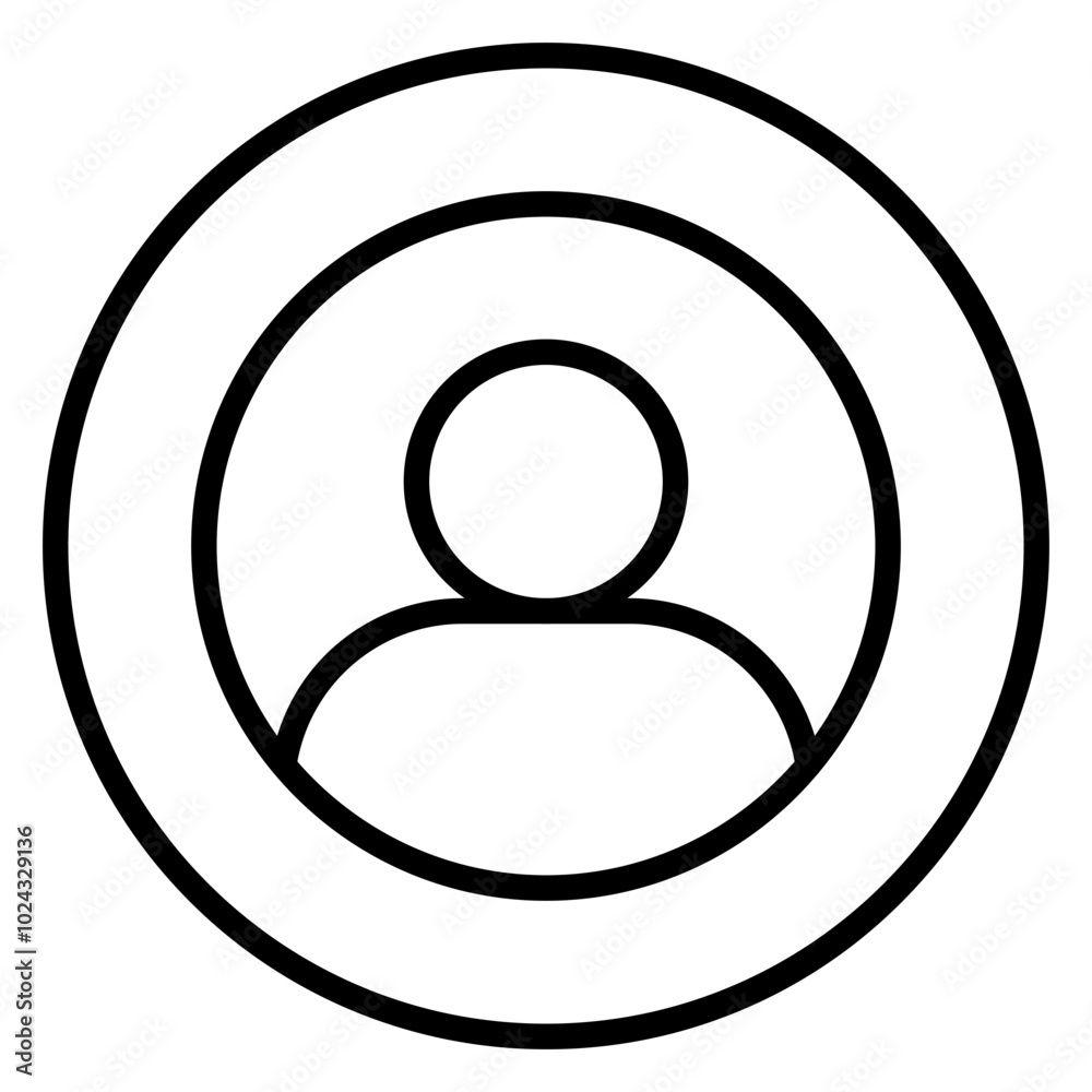 Profiling Vector Icon Style Profiling Vector Icon Style