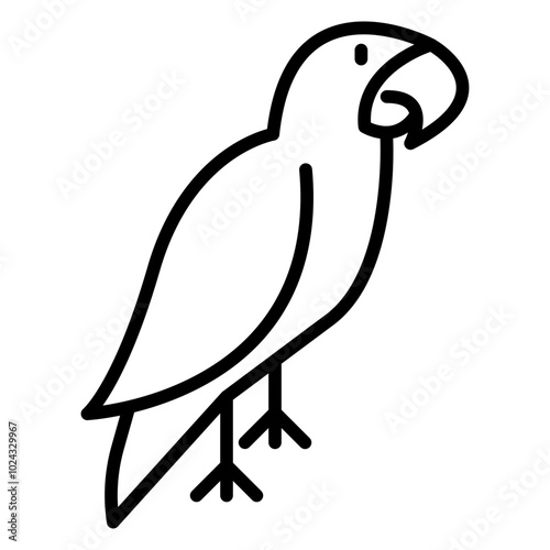 Bird Vector Icon Style