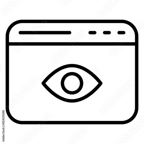 Views Vector Icon Style