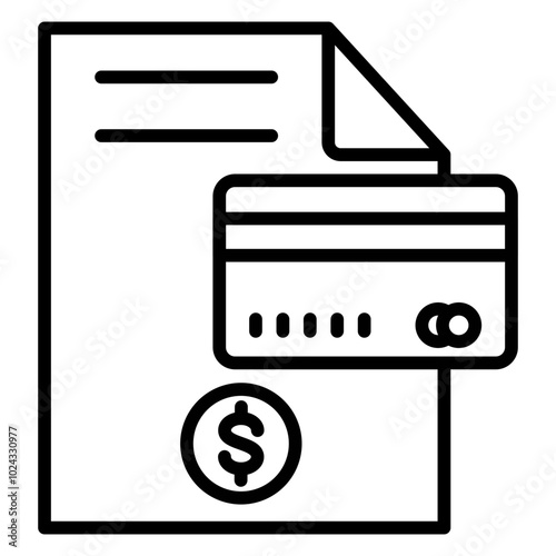 Credit Report Vector Icon Style