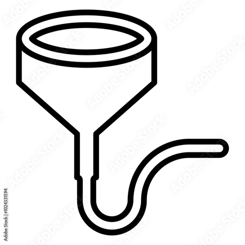 Beer Bong Vector Icon Style