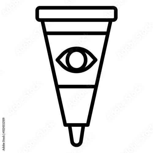 Eye Cream Vector Icon Style