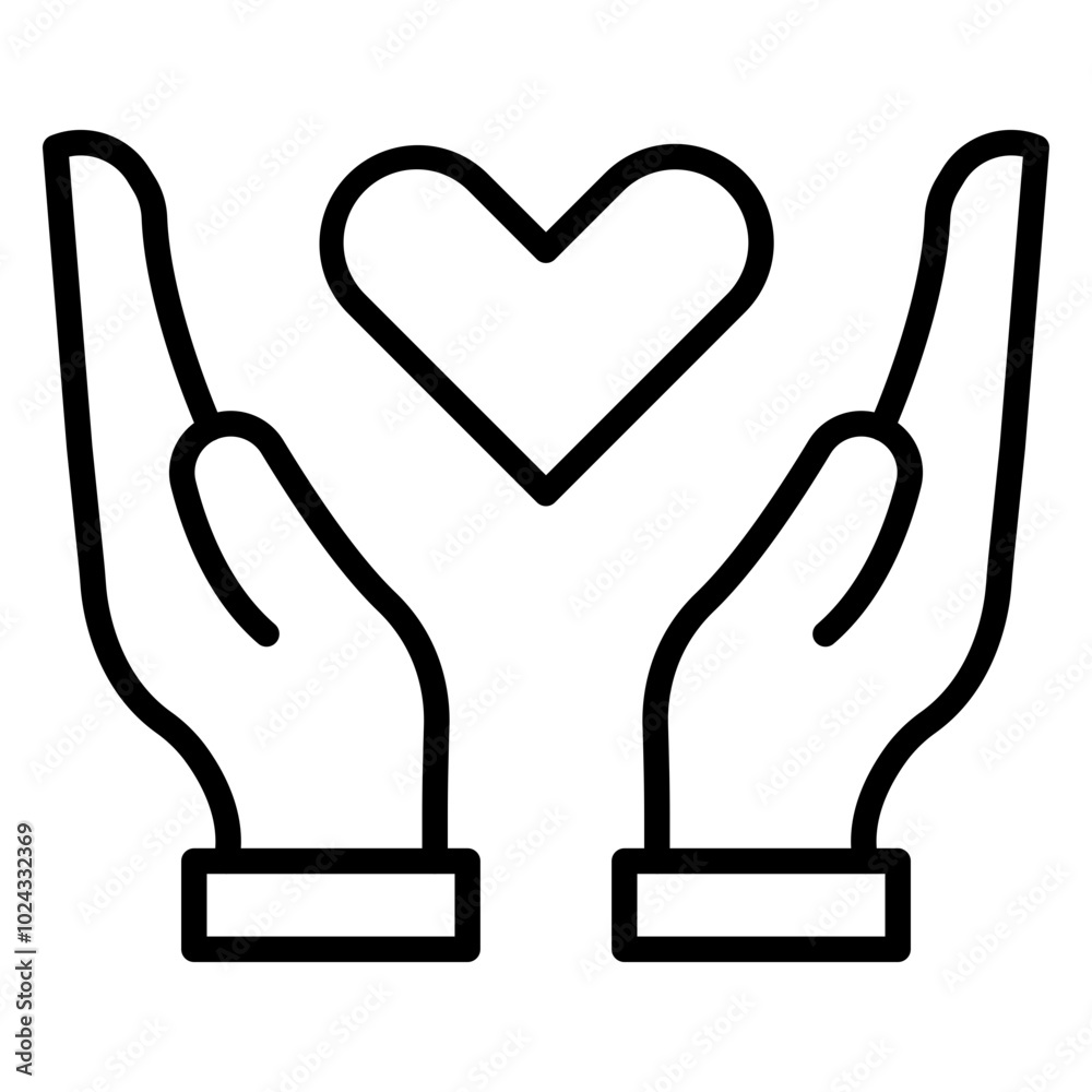 Holding hands Vector Icon Style Holding hands Vector Icon Style