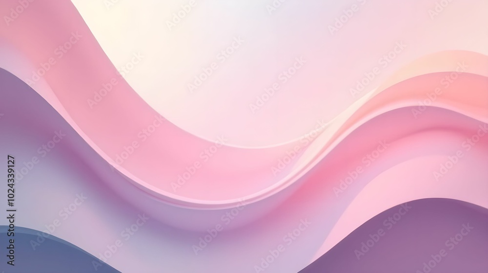 Abstract background with smooth lines and bright gradients in pastel colors Abstract background with smooth lines and bright gradients in pastel colors