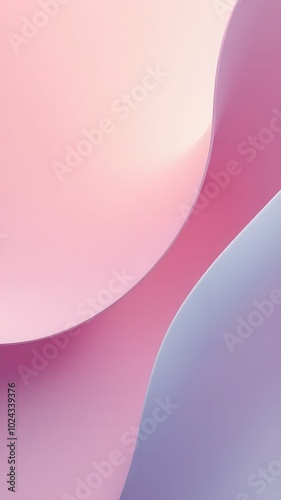 Abstract background with smooth lines and bright gradients in pastel colors