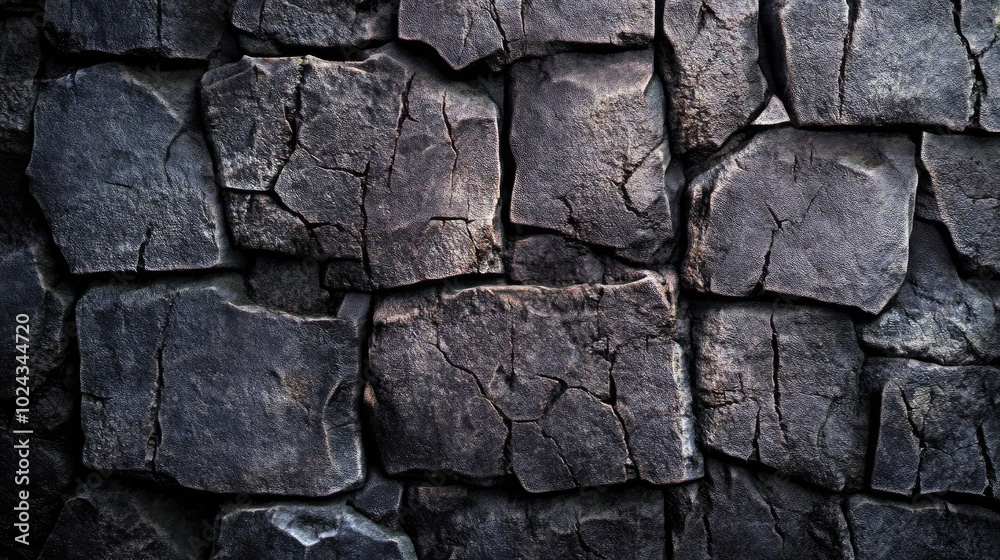 Artistic representation of a textured stone wall background Artistic representation of a textured stone wall background
