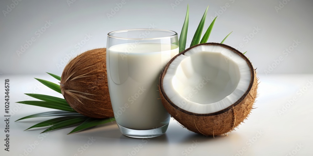 coconut milk and coconut