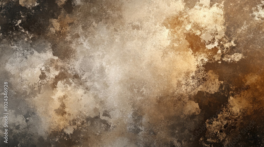 Abstract textured background featuring deep light brown and gray shades Digital artwork providing a captivating fantasy backdrop