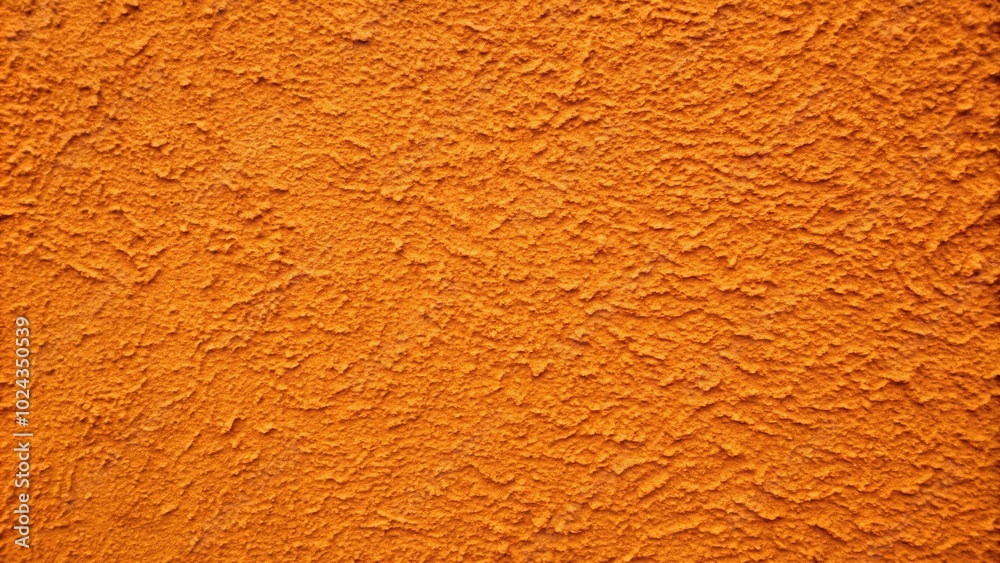 Symmetrical weathered orange cement wall background with wrinkled yellow texture Symmetrical weathered orange cement wall background with wrinkled yellow texture