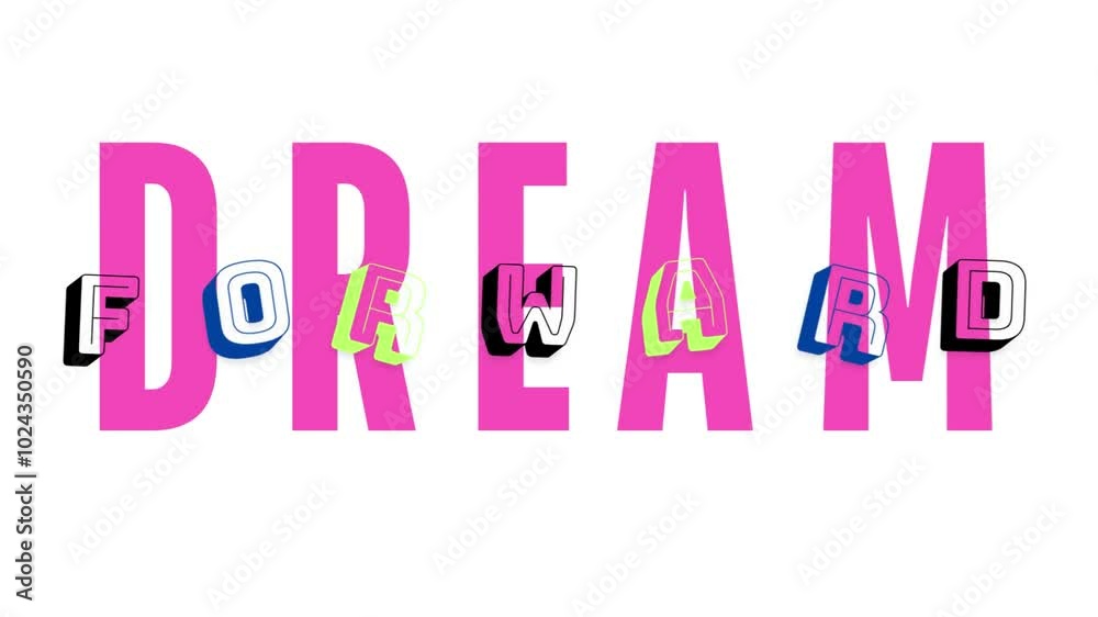 Dream Forward video illustration design Dream Forward video illustration design