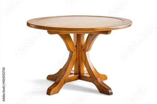 Drop-leaf table isolate on white background, clipping path