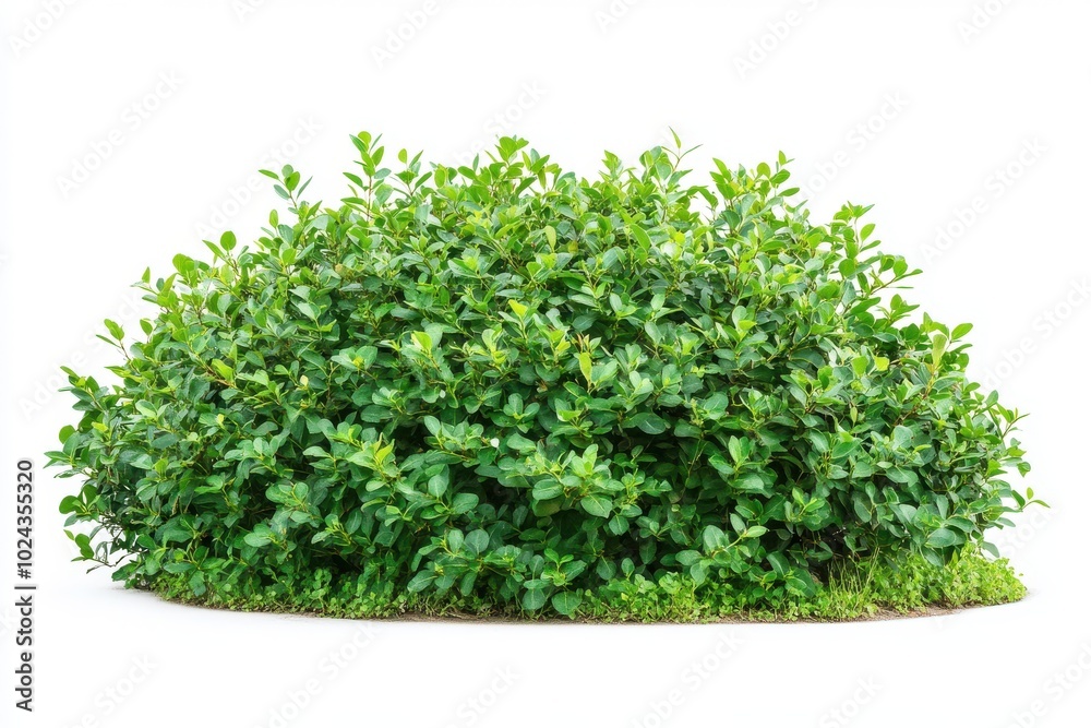 Green bush isolated on white background Green bush isolated on white background