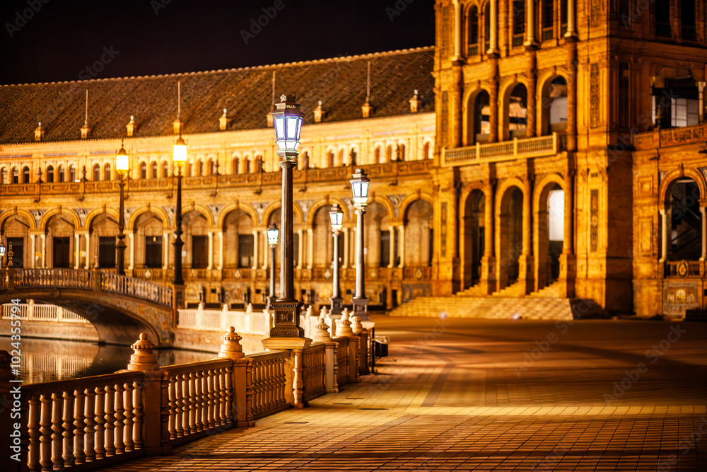 Fototapeta premium 유럽 스페인 세비야 풍경