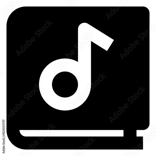 audio book solid icon