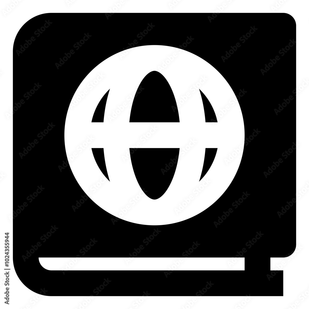 encyclopedia book solid icon