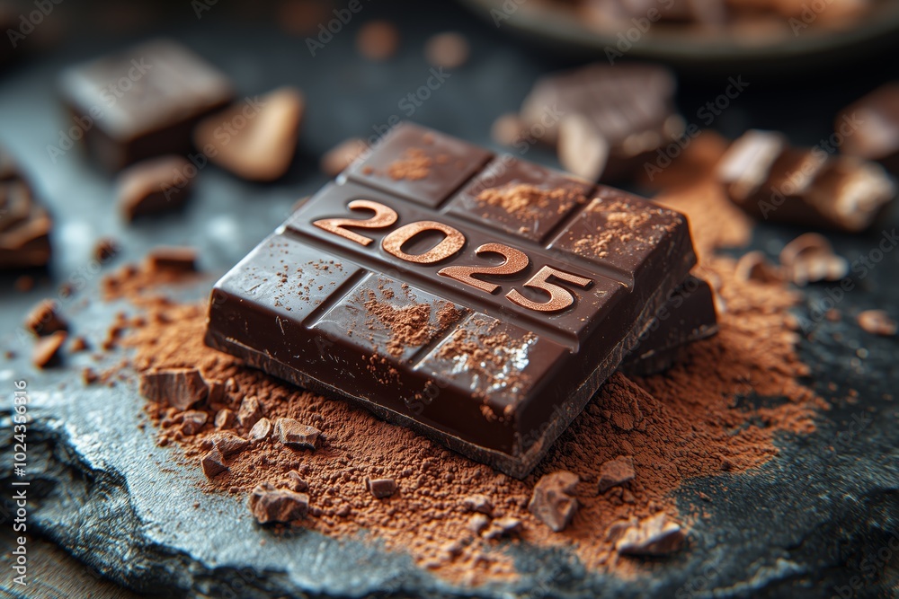 chocolate with the word chocolate with the word