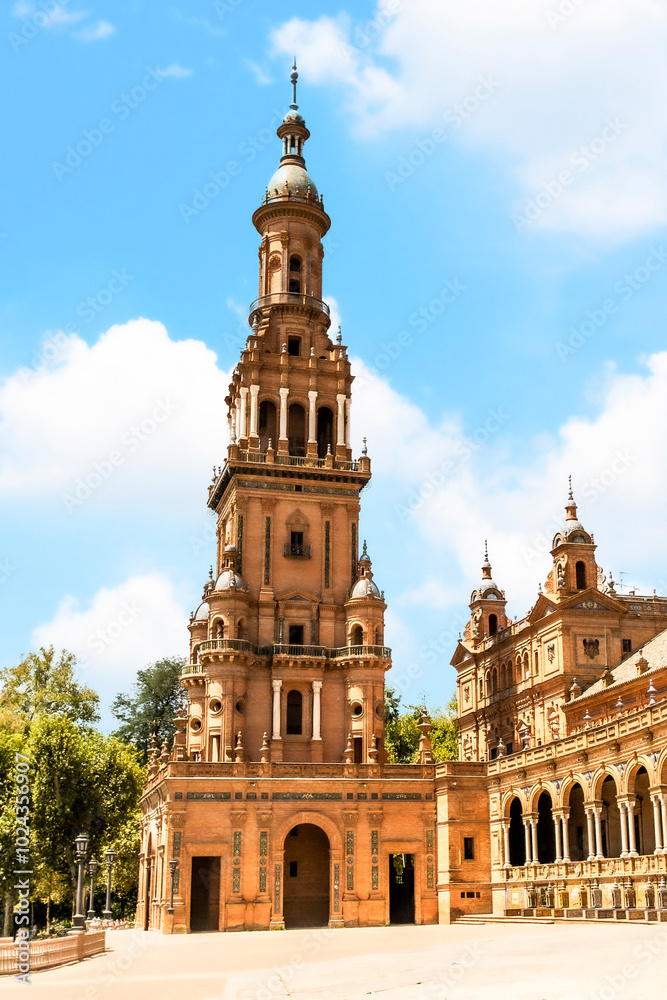 Fototapeta premium 유럽 스페인 세비야 풍경