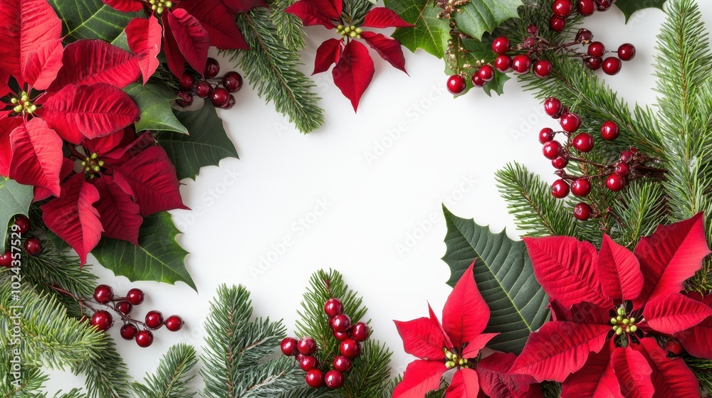 The Festive Poinsettia Arrangement