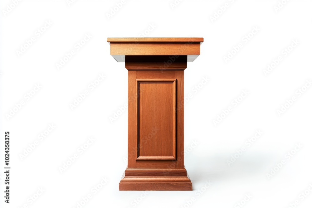 Lectern isolate on white background, clipping path Lectern isolate on white background, clipping path
