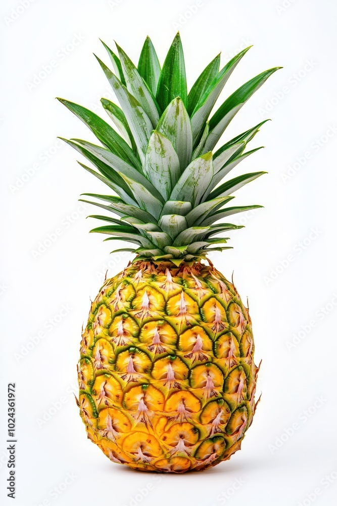 pineapple isolated on white background