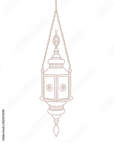 Arab islamic lantern or lamp silhouettes, ramadan or eid mubarak holiday illumination items. Isolated vector ornate symbols of light, joy and celebration. Decorative homes and street festive lamps set