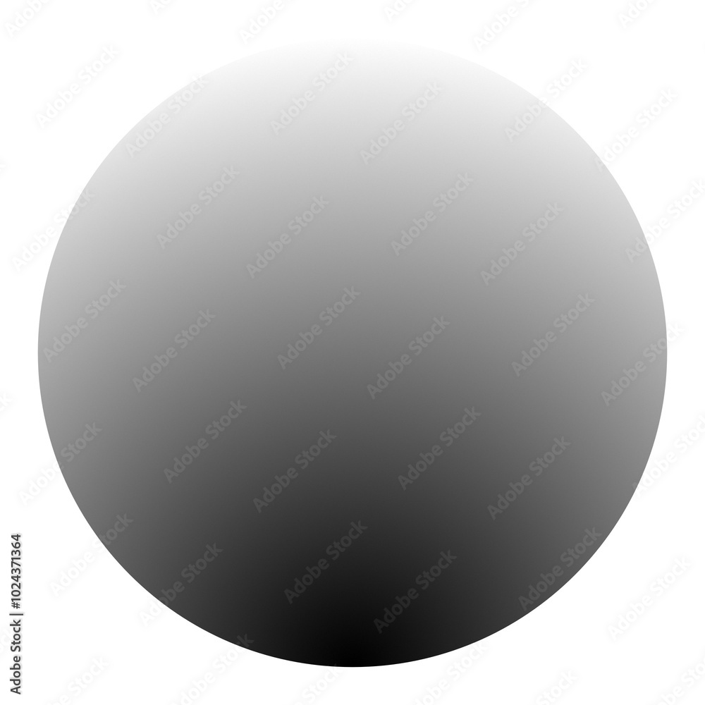 Shadow Black Circle fade up on transparent background Shadow Black Circle fade up on transparent background