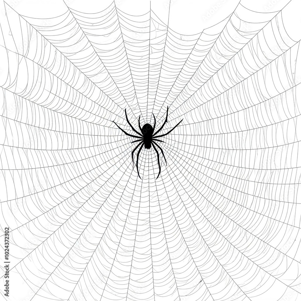 Obraz premium spider and web