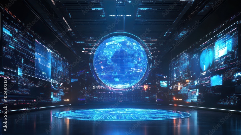 Digital World Sphere Digital World Sphere