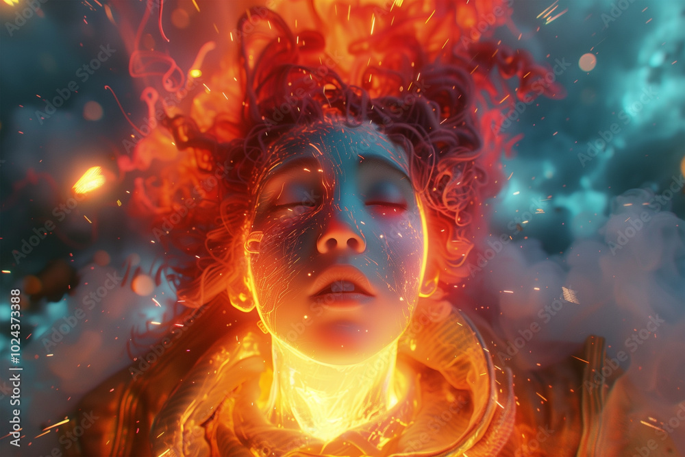 Epic VFX background, 3d style