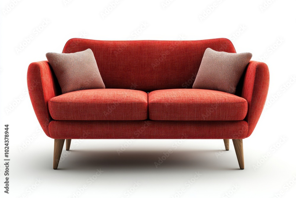 Fototapeta premium Sofa Armchair isolated on white background