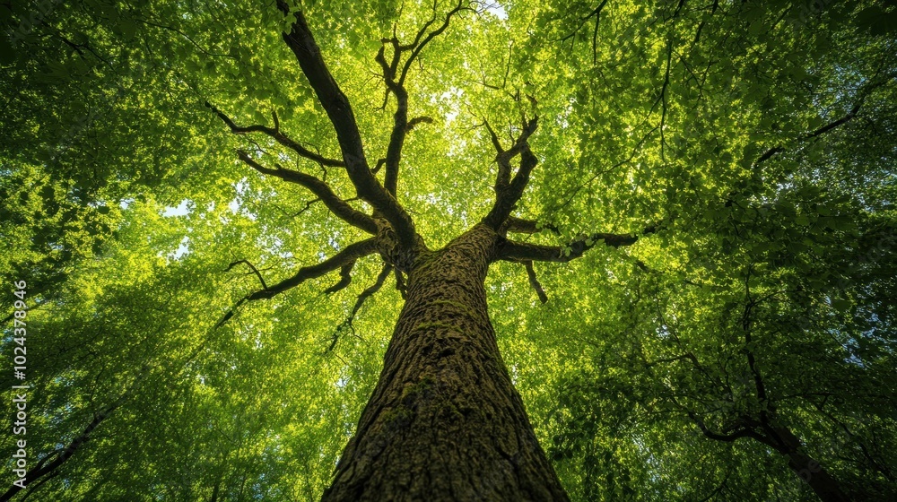 Naklejka premium A Look Up at the Canopy