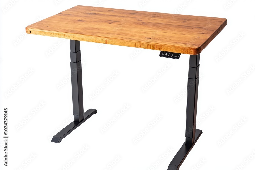 Standing desk isolate on white background Standing desk isolate on white background