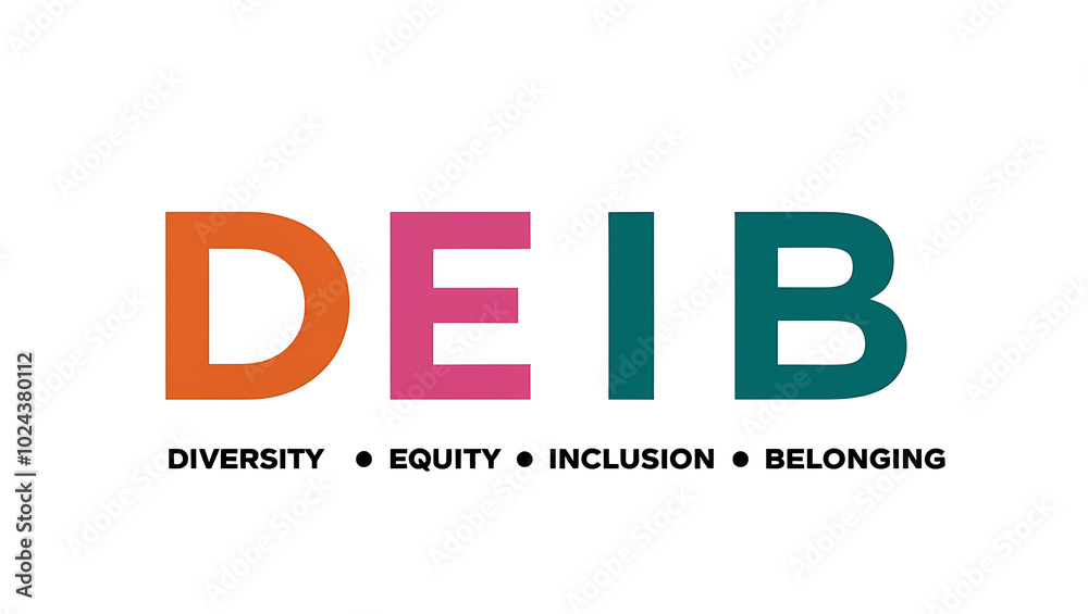 DEIB Typography, Diversity, Equity, Inclusion, Belonging. diversity in the workplace, multiculturalism, unity, diversity awareness DEIB Typography, Diversity, Equity, Inclusion, Belonging. diversity in the workplace, multiculturalism, unity, diversity awareness