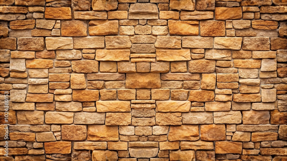 symmetrical stone wall texture, brown color symmetrical stone wall texture, brown color