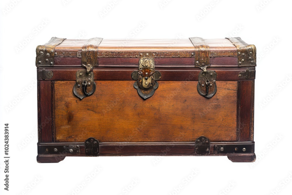 Trunk furniture isolate on white background, clipping path Trunk furniture isolate on white background, clipping path