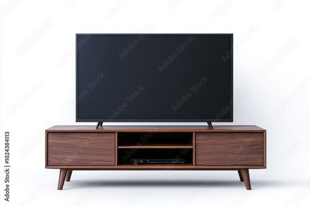 TV stand isolate on white background, clipping path TV stand isolate on white background, clipping path