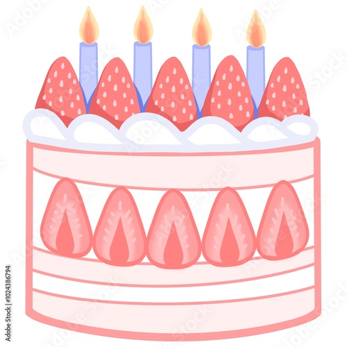  birthday cakes one with a single candle and the other with multiple candles This could be named Two Birthday Cakes, One with Single Candle and One with Multiple Candles