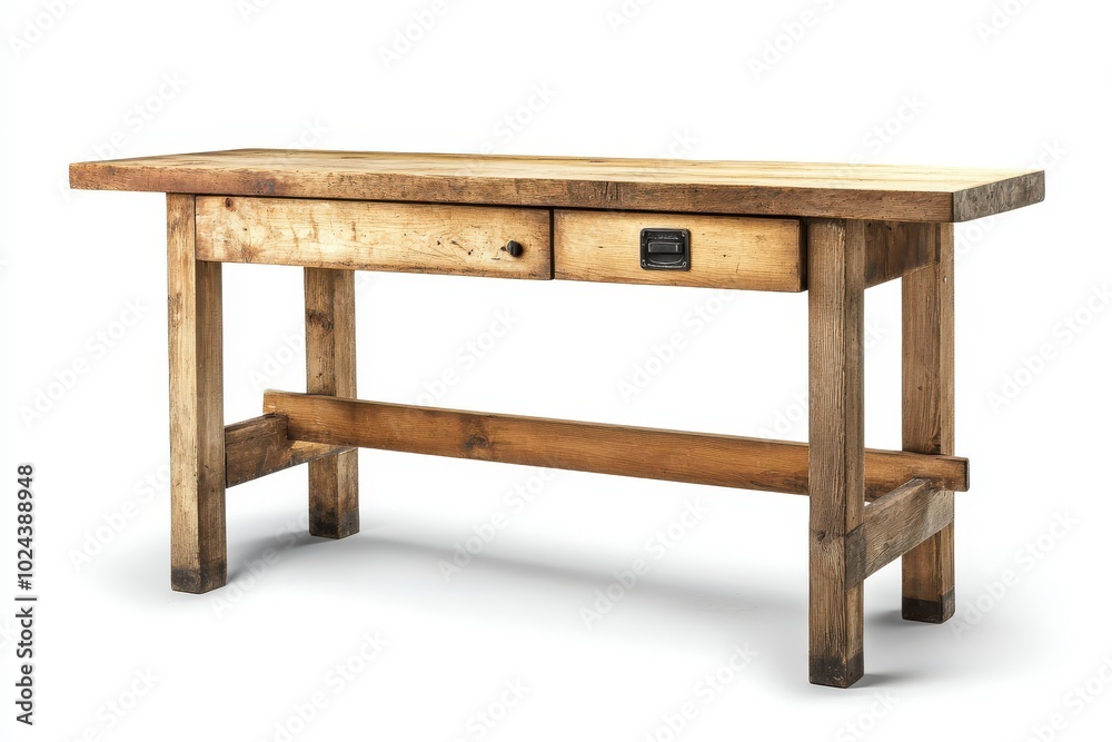 Workbench isolate on white background, clipping path Workbench isolate on white background, clipping path