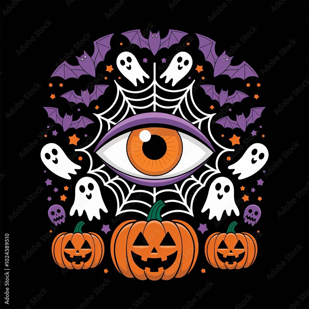 Obraz premium halloween t-shirt, spooky apparel, trick or treat shirt, haunted house clothing, pumpkin tee, ghost t-shirt, scary costume shirt, witchy top, horror fashion, festive clothing, creepy outfit, seasonal 