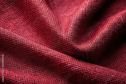 Texture of dark red fabric cloth background seamless pattern