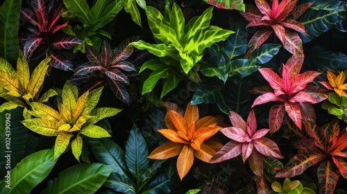 Colorful Tropical Foliage