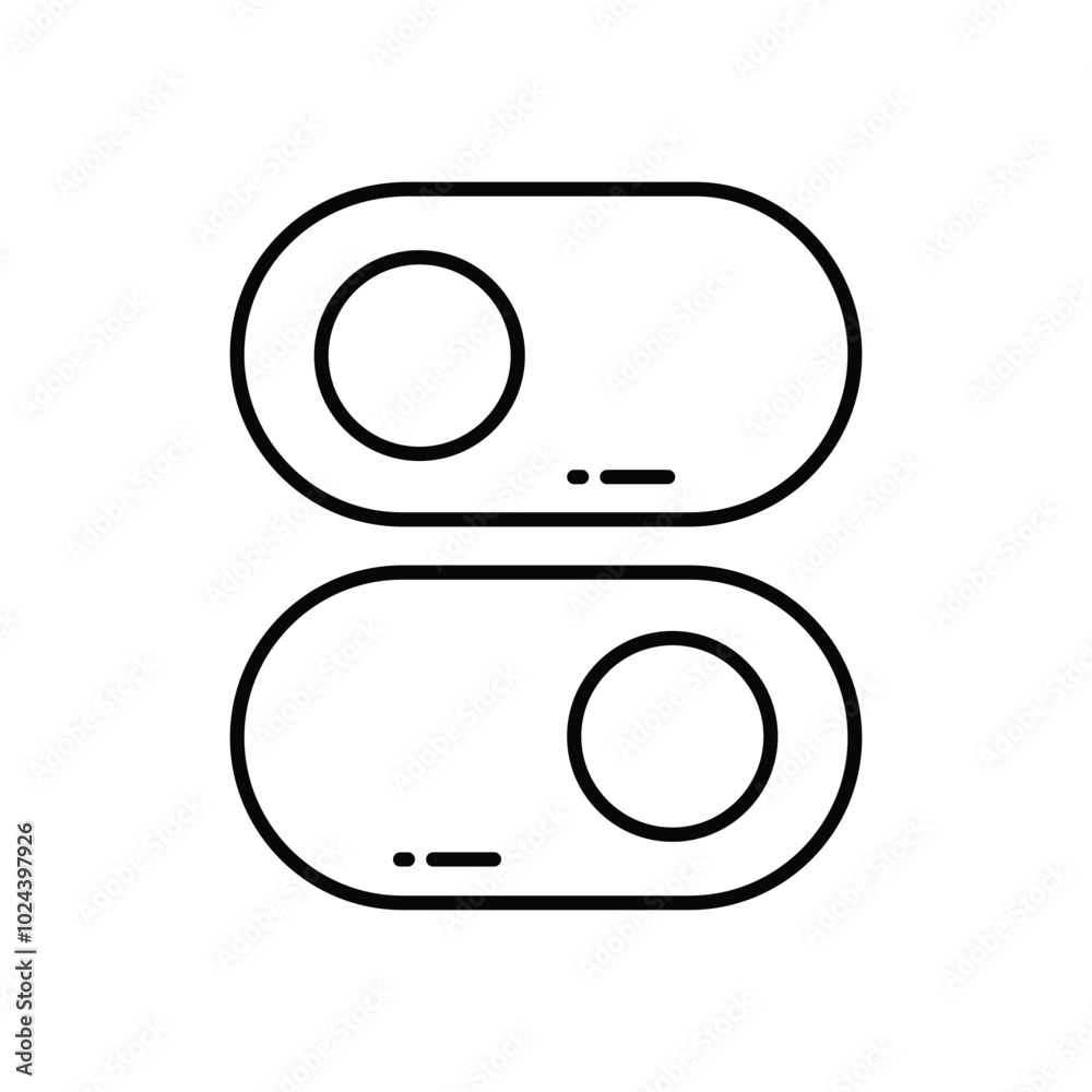 Radio Button vector icon stock illustration Radio Button vector icon stock illustration