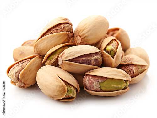 a collection of almonds, some of which are already cracked open, revealing their inner shell.