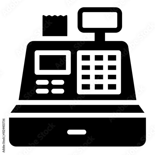 cash machine Solid icon