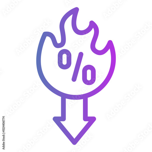 discount Gradient icon