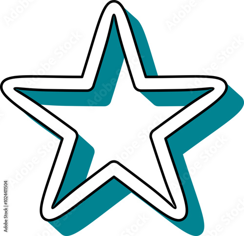 Shape Retro Outline