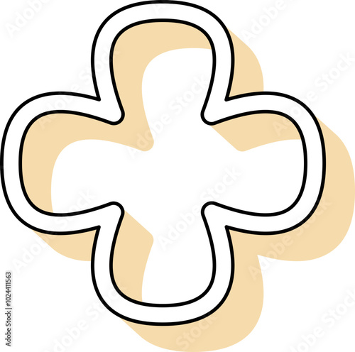 Shape Retro Outline